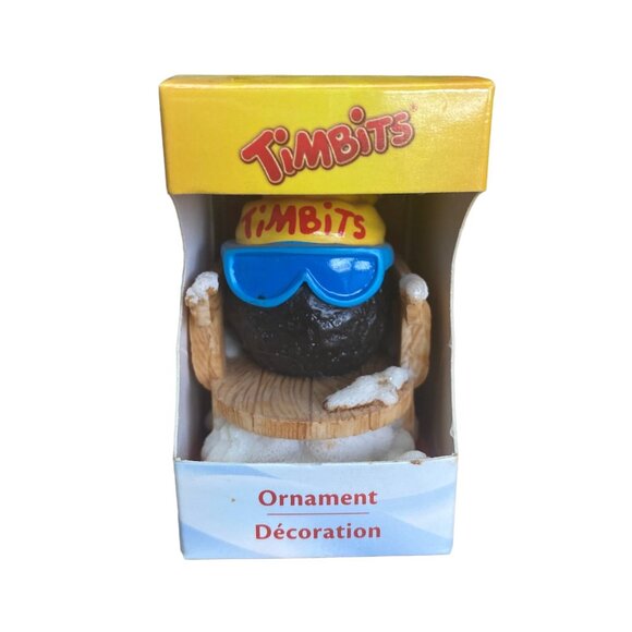 Tim Hortons 2012 Sledding Timbit Resin Christmas Ornament Collectible - Picture 1 of 2